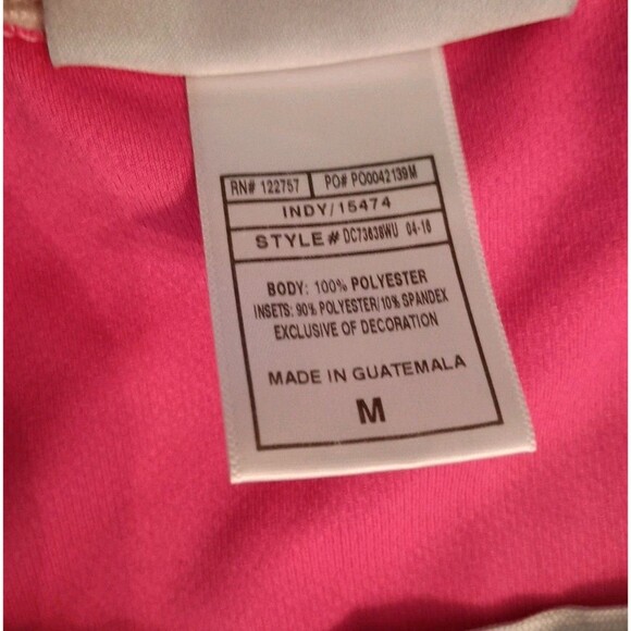 Dallas Cowboys Her Style Football Jersey Top Size M Sequins Pink - Picture 6 of 8